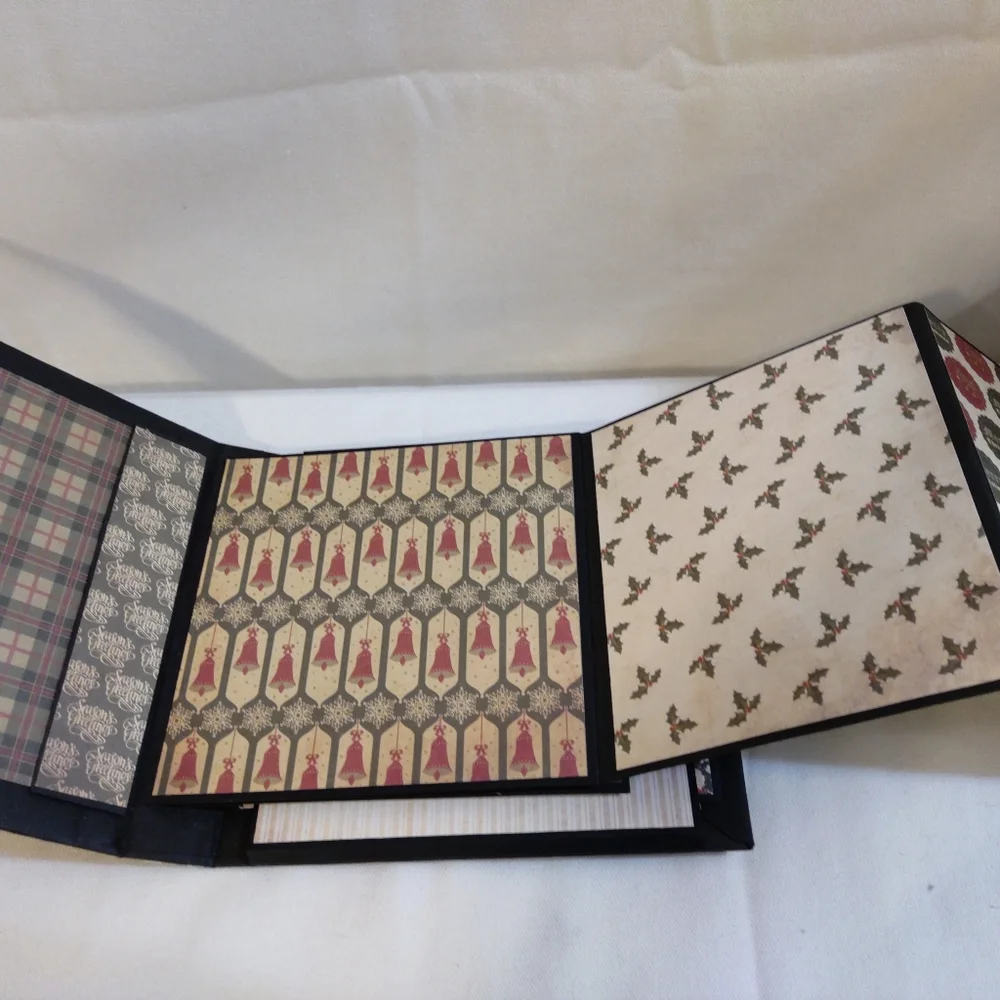 Handcrafted - Mickeys Christmas theme handmade Photo Album. 7x7x1